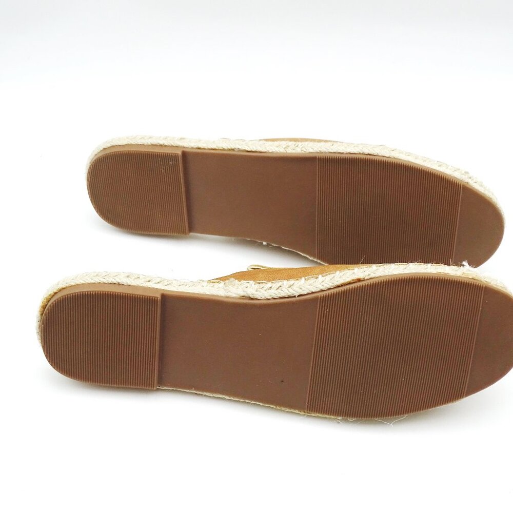 WANTED Man Made Material Colorblock Espadrille In Chestnut Size 8.5 - Picture 6 of 8
